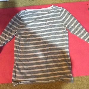 Striped long sleeve shirt